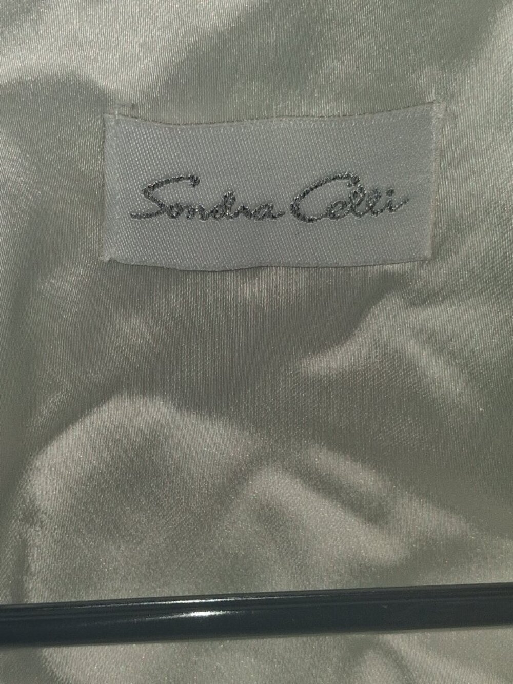 Sondra Celli Designer Nautical Striped Rhinestone Anchor Blazer